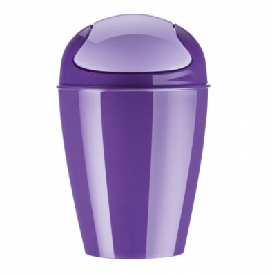 Koziol Swing Top Bin - purple